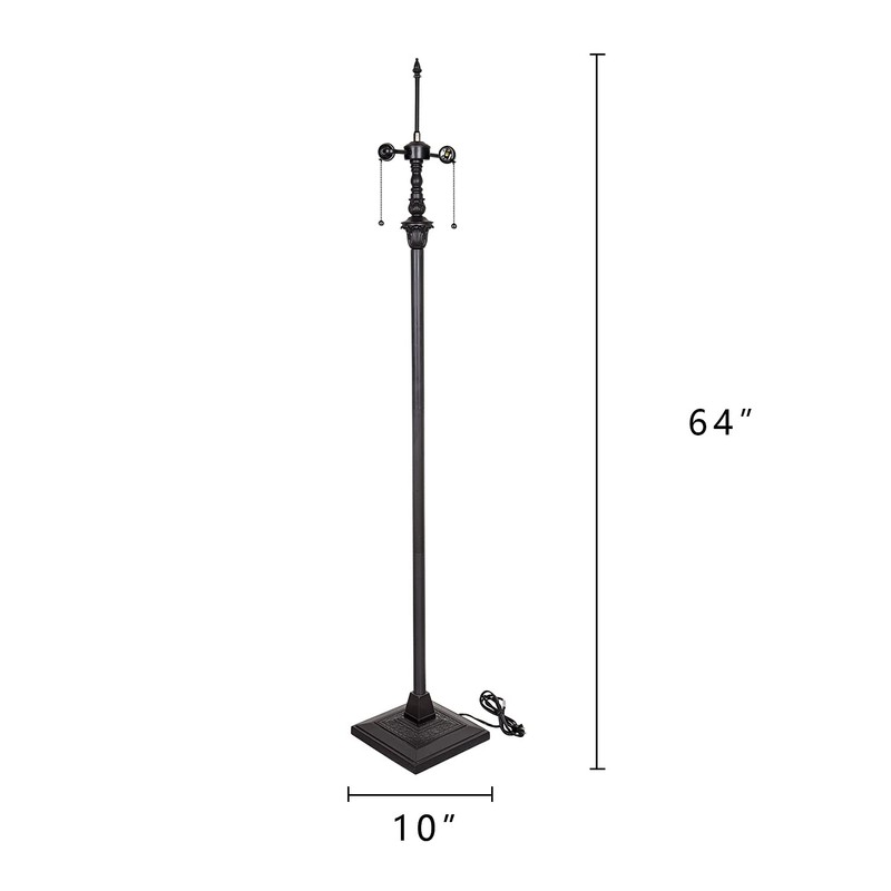 Capulina Tiffany Floor Lamp Base Only Replacement for 16-24 Inch