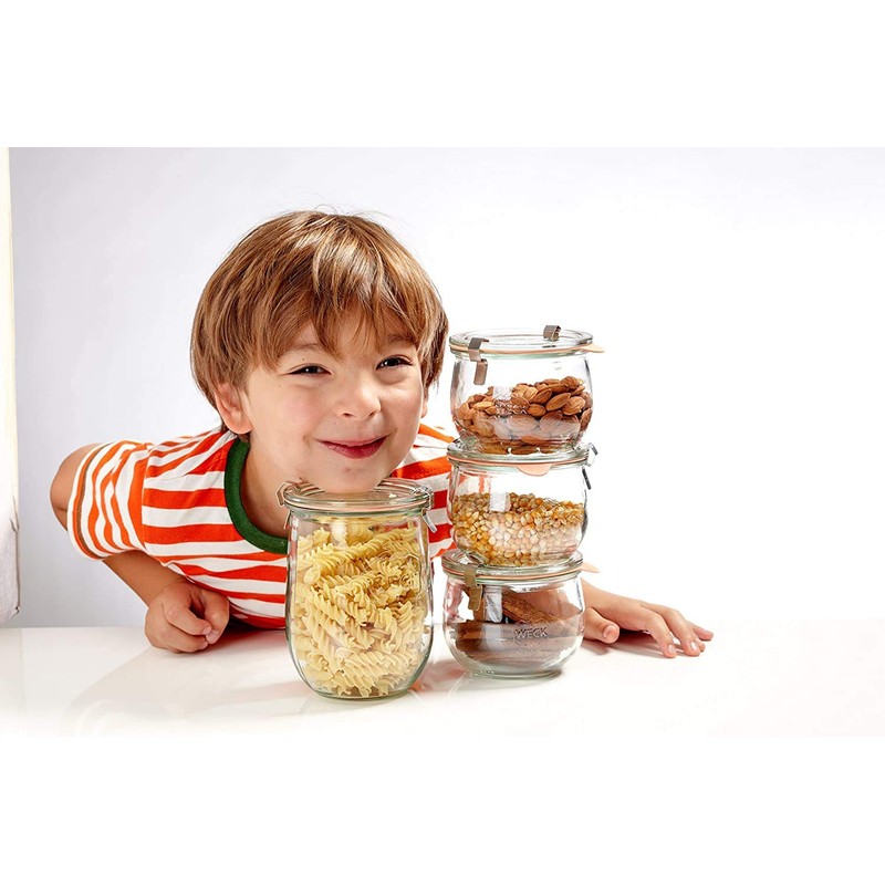 Weck Tulip Jar Rubber Sole & Two Metal Clamps Food