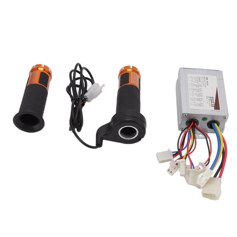 48V 800W Brushed Motor Controller with Yellow Grips Set Heat