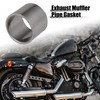 Motoforti Motorcycle Exhaust Pipe Gasket Graphite 32 mm Inner Diameter