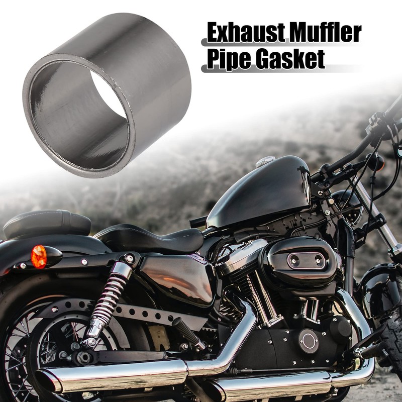 Motoforti Motorcycle Exhaust Pipe Gasket Graphite 32 mm Inner Diameter