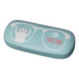 Friends Hill Eyeglass Accessories, Glasses Case, Animal, Glasta Chan, Mint Green, Interior Dimensions: Approx. 6.3 x 2.6 x 1.4 inches (160 x 65 x 35 mm)