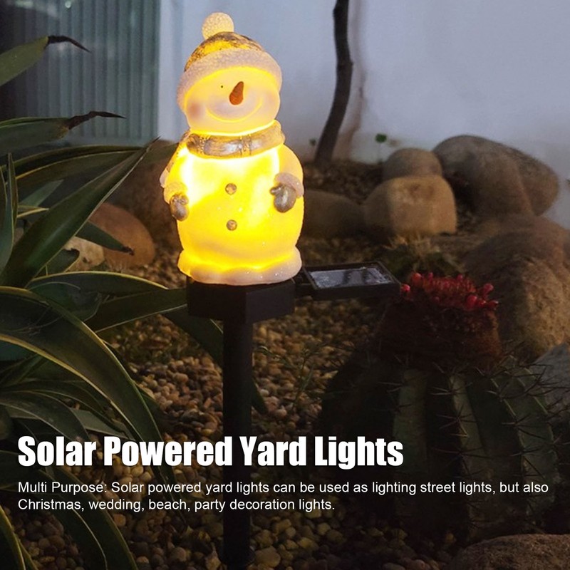 Solar Powered Yard Lights Lovely Shape Perfect Decoration Strong Practicality