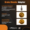 maXpeedingrods 17PCS Brake Bleeder Adapter Kit, Master Cylinder Bleeder Kit,