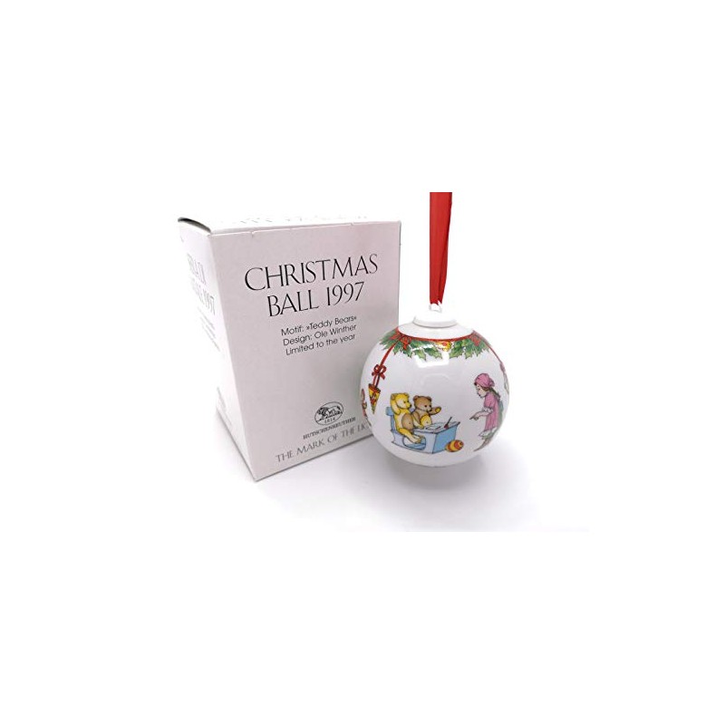 Hutschenreuther Ole Winther 1997 Bear House Christmas Bauble