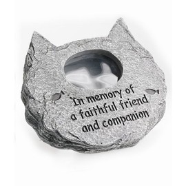 In memory of a Special Cat Photo Frame,Polyresin stone-effect pet memorial tribute