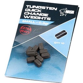 Nash Tungsten Quick Change Weights Small 0,3g T8704 Blei Bleie Angelblei Lead