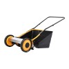 14" 2-IN-1 Adjustable Lawn Mower Hand Push Lawn Mower W/