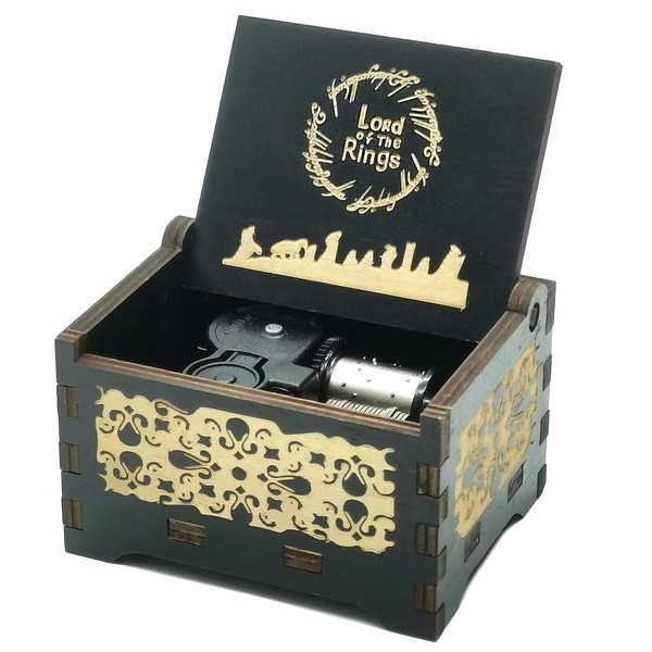 Micteney The Lord of the Rings Music box Antique Carved