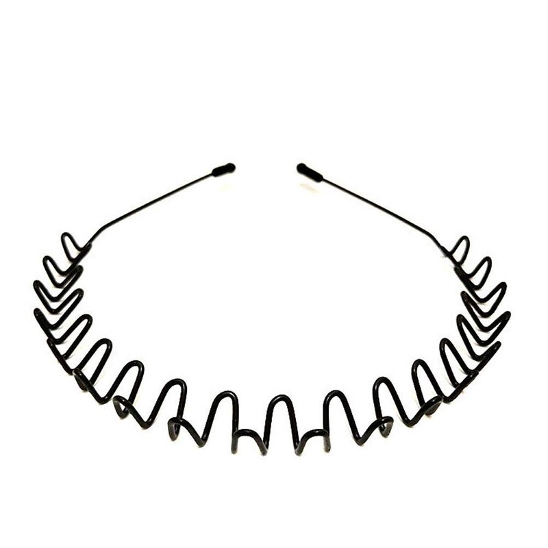 PUBAMALL Diadema ondulada de primavera, aro para el cabello, diadema