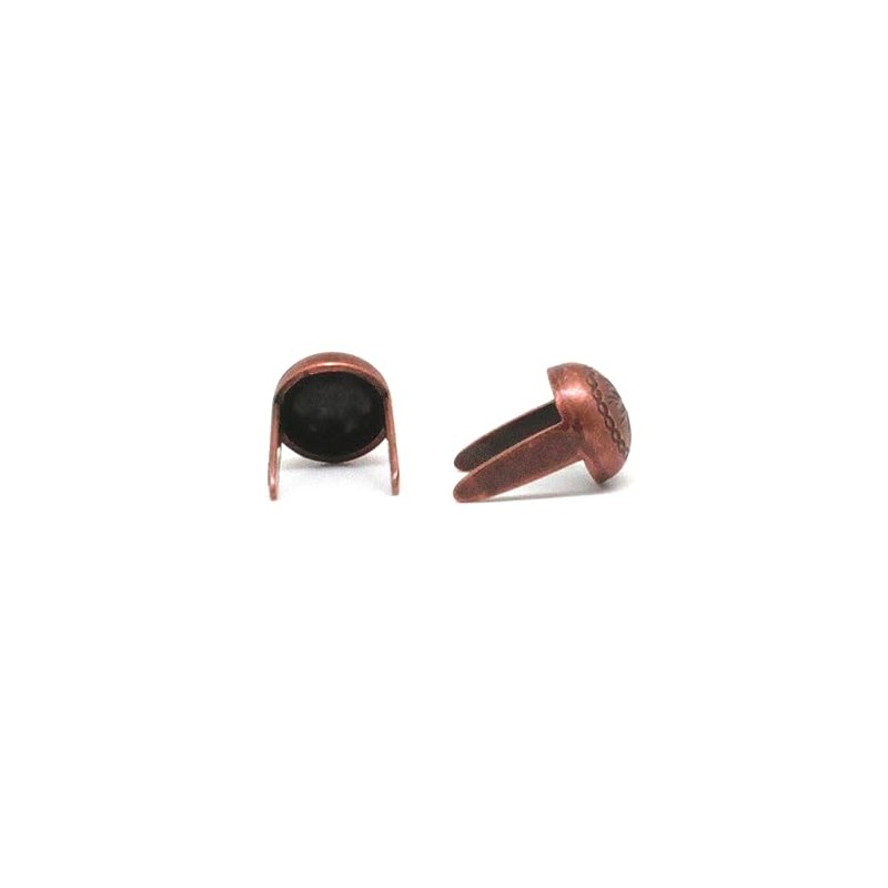 Sunburst Nail Head Antique Copper 1/4" Dia. Spots 100 pk