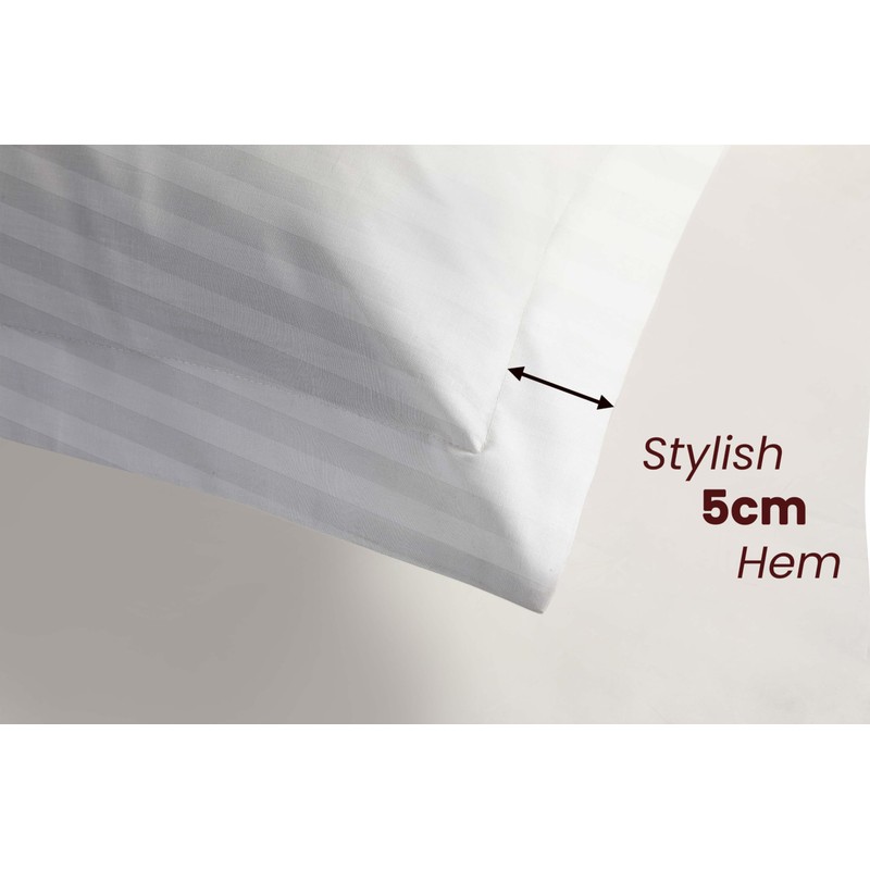 Hajran Linen 4 Pack Oxford Pillow Cases | Soft Brushed