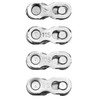 QWORK® 12 Pairs Chain Lock Bicycle Chain for 6-7-8 9