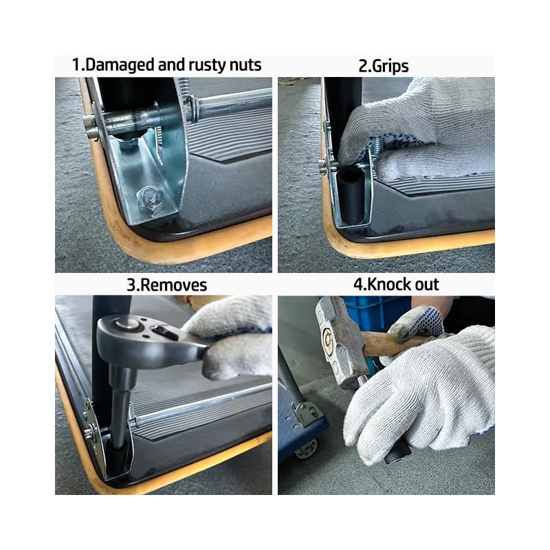 LEONTOOL Lug Nut Socket Set Lug Nut Remover Extractor Tool