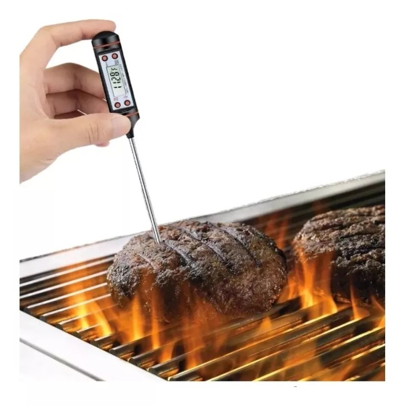 Termometro Alimentos Termómetro Cocina Digital Para Alimentos Carne Líquido Velas