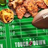 Gatherfun Football Theme Party Disposable Tablecloth Plastic Touchdown Table Cover