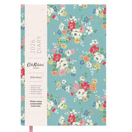 Ohh Deer 2026 Diary Cath Kidston - Cloth Bound A5 Week to View Diary with Monthly Planner - Clifton Rose