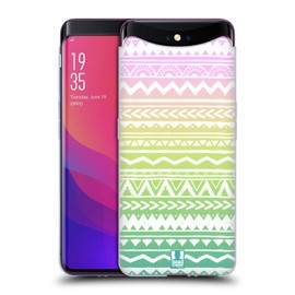Head Case Designs Handgezeichnet Aztek Trend Mix Soft Gel Hülle für Oppo Find X