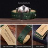 WOCCI 20mm Old-fashioned Watch Band for Men, Top Grain Leather,