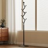 ZEYEXE Tree-shaped coat rack,Coat Tree Freestanding with 8 Hooks and