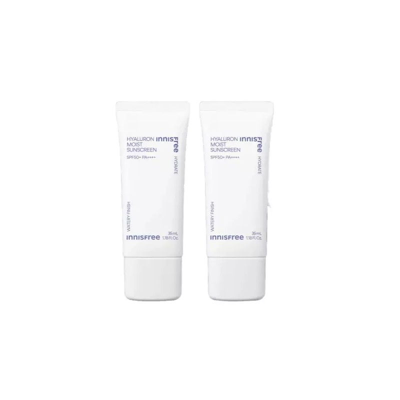 Innisfree 이니스프리 히알루론 수분선크림 SPF 50+ PA++++ 35mlx2개 선크림추천 Innisfree