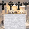 12 Cavity Cross Resin Molds, Silicone Cross Molds for Epoxy
