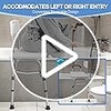 TABEKE Tub Transfer Bench for Bathtub, Tool Free Assembly Shower