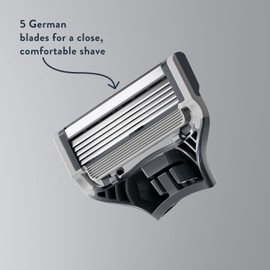 Harry's Razor Blades Refill, (10) Razor Head Refills with Precision Trimmer, 5 Anti-Friction Shaving Blades, Compatible with Harry's Razors for Men