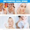 Esponja facial comprimida, 60 unidades de PVA profesional para eliminar