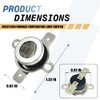 L278F Thermal Cutoff Part S99271494 Heater Thermal Protector Thermostat Replacement