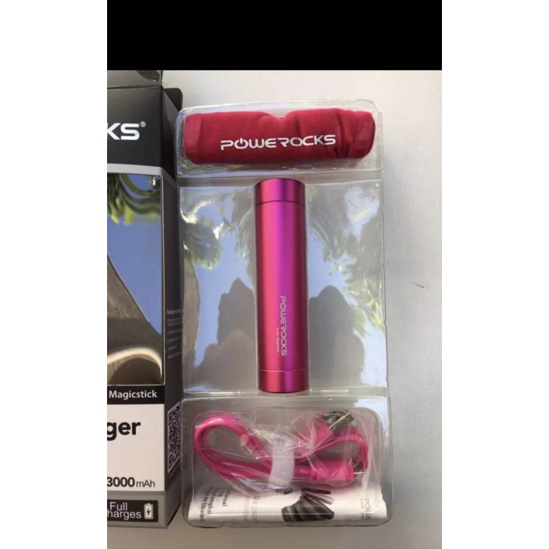 Powerocks Magicstick 3000mah Universal Extended Battery - Pink