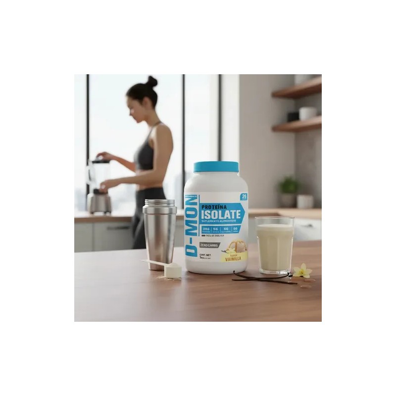 Suplemento Alimenticio Proteína Isolate D-mon 1 Kg en Polvo Sabor