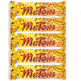 Mr. Tom Peanuts Caramel Bar - 5 Bars x 40g