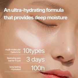 Gen3 Hyclair Serum Ampolla de 3 capas de ácido hialurónico 10 especies Tratamiento del acné hidratante facial diario propóleo y colágeno Fórmula de la