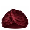 Casa Della Silk Rituale Mulberry Silk Hair Turban – Bordeaux