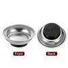 sourcing map Round Magnetic Tray 3" x 1" Stainless Steel