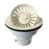 Westbrass D2143P-65 4-3/8" Push-Pull Style Large Kitchen Sink Basket Strainer,