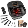 Foot Spa Bath Massager with Heat, Bubble, Temperature Control, Remote