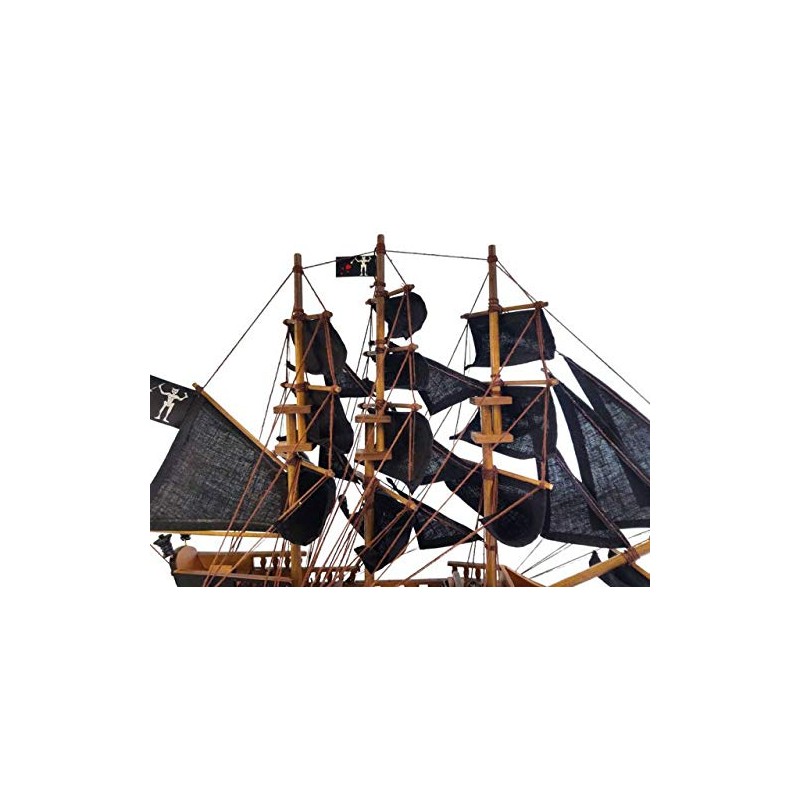 Handcrafted Nautical Decor Wooden Blackbeard's Queen Anne's Revenge Black Sails