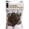 8 Jeans Buttons, Antique Copper, 20 mm, Jeans Buttons, Metal