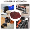 52Pcs Oscillating Multi Tool Finger Sanding Pads Accessories Kit Triangular