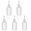 Needle Tip Bottles, 5 Pcs 30ML/1OZ Squeeze Plastic Bottle Dispensing