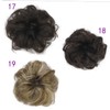 Gatuida Elastic Hair Scrunchie Bun Extension for Women Wavy Curly