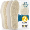 biped z1015 Extra Thick Lambswool Insoles – Set of 2