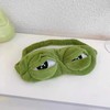 3D Frog Sleep Mask, Funny Plush Frog Sleeping Eye Mask,