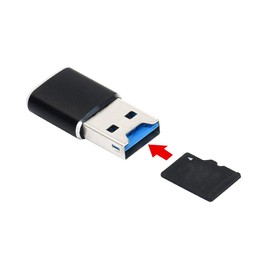 chenyang Lettore di schede portatile per schede Micro SD TF,adattatore per schede TF da USB 3.0 a Micro SD SDXC Dimensioni Mini 5 Gbps Super velocità
