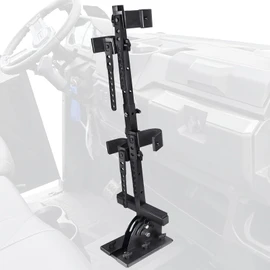 StarknightMT UTV Gun Holder UTV Gun Rack Stand Up Gun Mount Compatible with Polaris Ranger RZR Golf Cart General Defender Pioneer Teryx Mule UTV