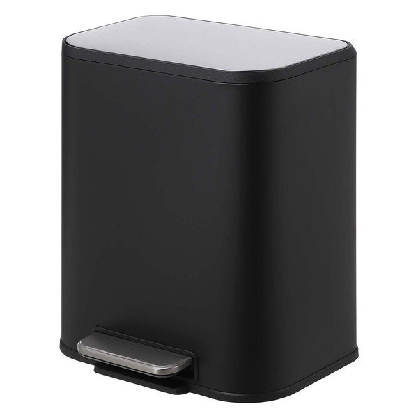 Takywep 5.3 Gallon Kitchen Trash Can with Lid, Stainless Steel