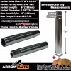 ARROW 32x 6" Extra Tall Black M14x1.5 Spike Lug Nuts