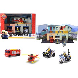 Dickie Toys 203093008 Sam Fire Rescue Team Set, Multicoloured